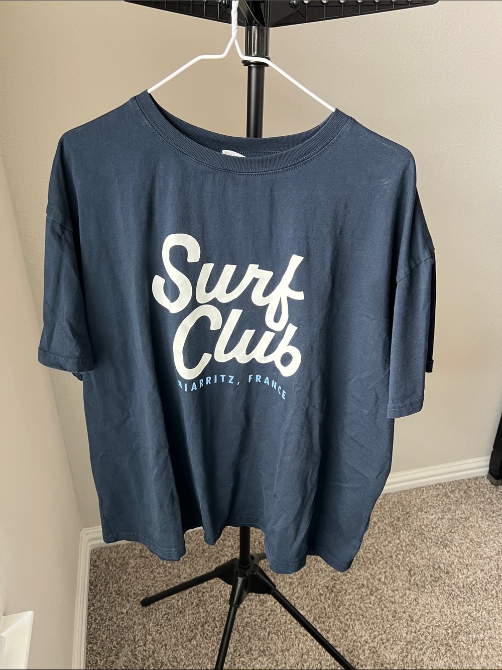 H&M Navy Surf Club Graphic Tee